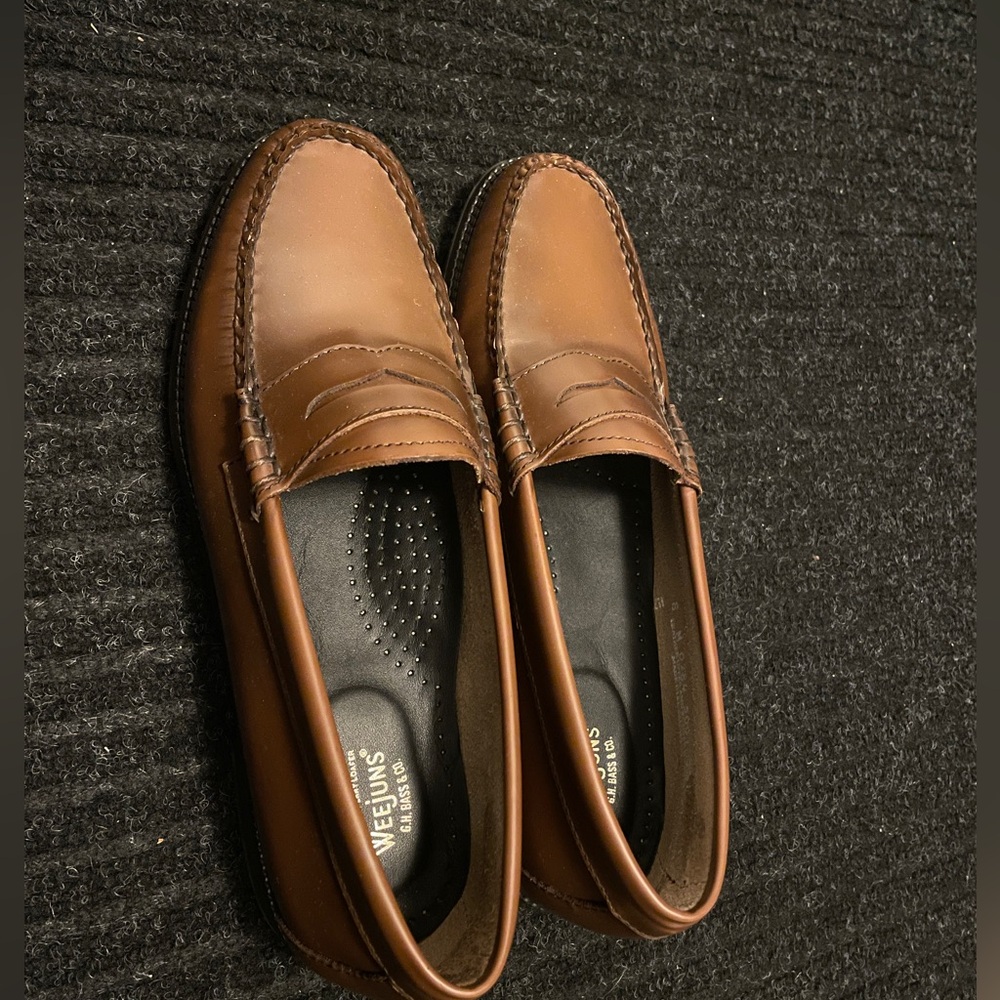 WEEJUNS G.H. BASS Whitney - Leather Loafers Brown